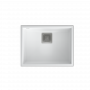  Quadron David Zlewozmywak granitowy 1-komora 55x42 cm snow white/elementy stalowe HQD5542U1BS